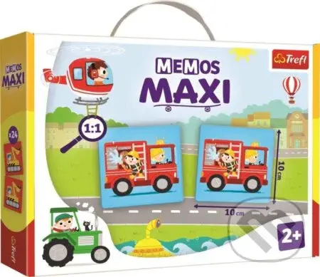 Maxi pexeso Dopravní prostředky - hra z kategorie Karty, pexeso