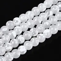 Baking Paint Glass Beads Strands