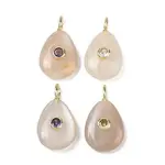 Natural Grey Moonstone Pendants