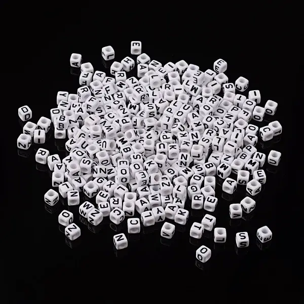 Acrylic Letter beads