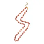 Enamel Ear of Wheat Link Chain Necklace
