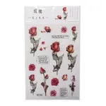 Flower Pattern Waterproof Self Adhesive Hot Stamping Stickers
