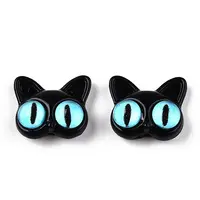 Spray Painted Alloy Beads