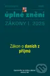 Aktualizace I/2 / 2025 - Daně z příjmů