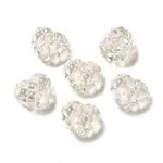 Transparent Acrylic Waffle Beads