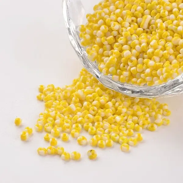 12/0 Opaque Colours Seep Glass Beads