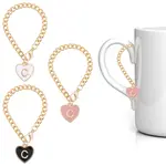 9Pcs 3 Colors Alloy Enamel Pendant Decorations