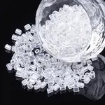 Two Cut Glass Seed Beads