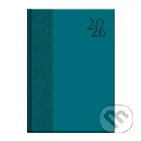 Manager diár VENETIA 2026 (tyrkysový) (12-mesačný, B5, stĺpcový)