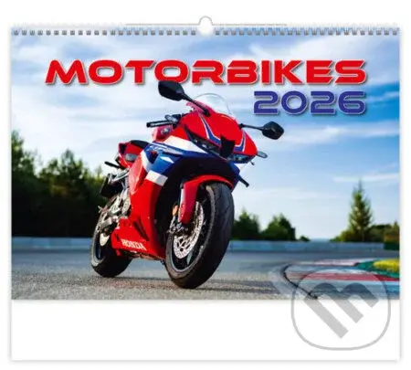 Nástěnný kalendář Motorbikes 2026