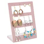 24-Hole Velvet Covered Wood Earring Display Stands