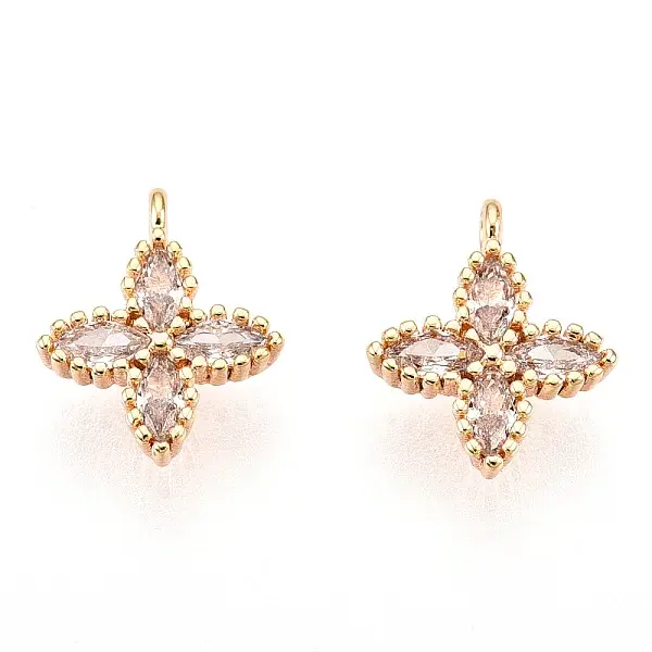 Brass Cubic Zirconia Pendants