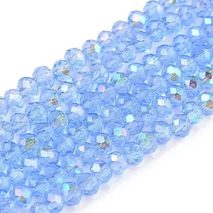 Electroplate Glass Beads Strands