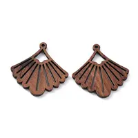 Walnut Wood Laser Cut Pendants