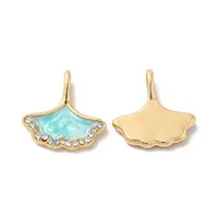 Rack Plating Alloy Rhinestone Pendant