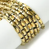 Electroplate Glass Beads Strands