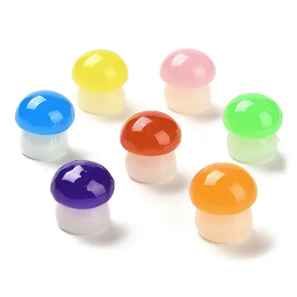 Luminous Resin Mushroom Ornament