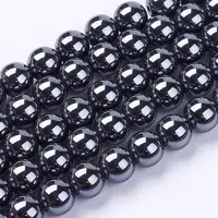 Non-Magnetic Synthetic Hematite Beads Strands
