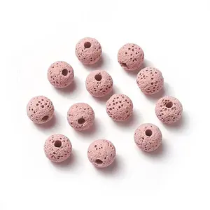 Unwaxed Natural Lava Rock Beads