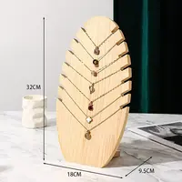 Wood Necklace Display Stands