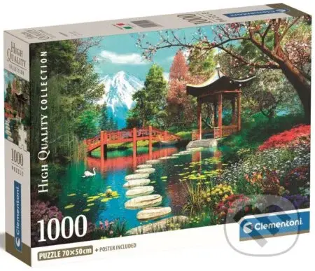 Puzzle Zahrada Fuji - puzzle z kategorie Umělecké