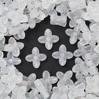 Frosted Transparent Acrylic Beads