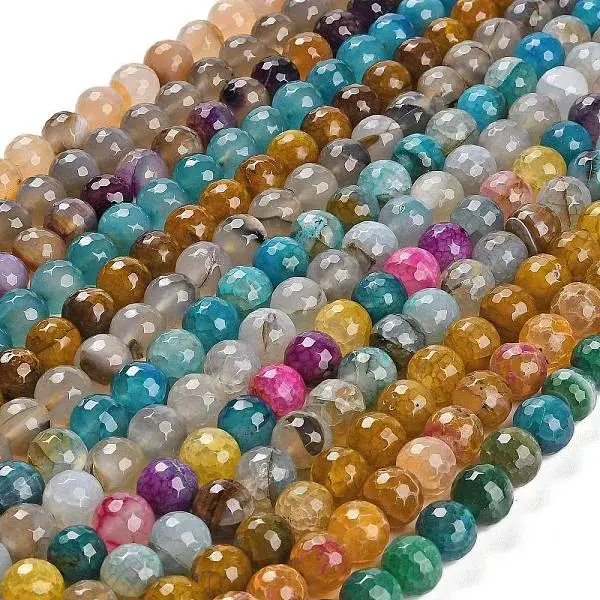 Natural Agate Beads Strands