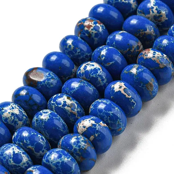 Synthetic Imperial Jasper Dyed Beads Strands