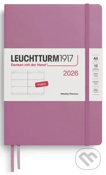 Weekly Planner 2026 Medium (A5) Dusty Rose,Weekly Planner 2026 Medium (A5) Dusty Rose
