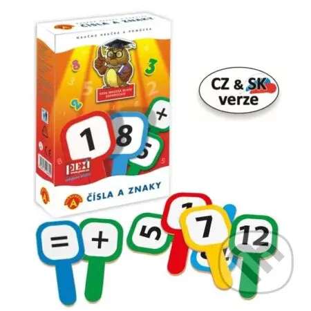 PEXI Cedulky - Čísla a znaky - hra z kategorie Vzdělávací hry