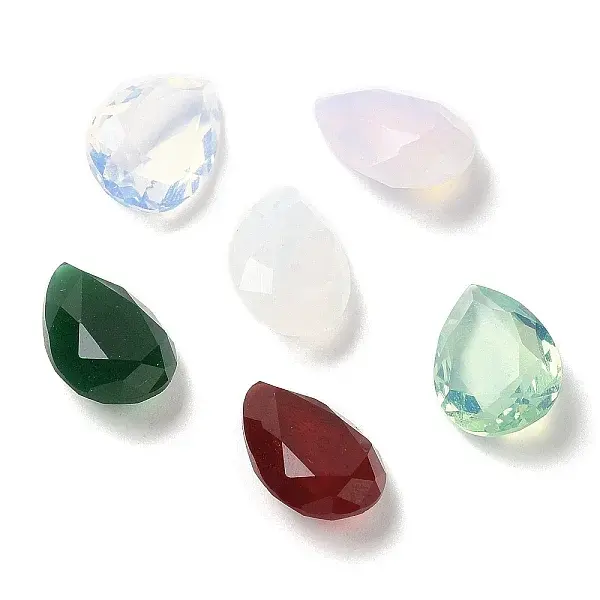 Pointed Back Glass Rhinestone Cabochons