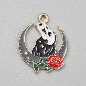 Alloy Enamel Pendants