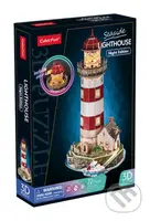 Maják (CubicFun - Puzzle 3D s LED Noční edice) - puzzle z kategorie 3D puzzle