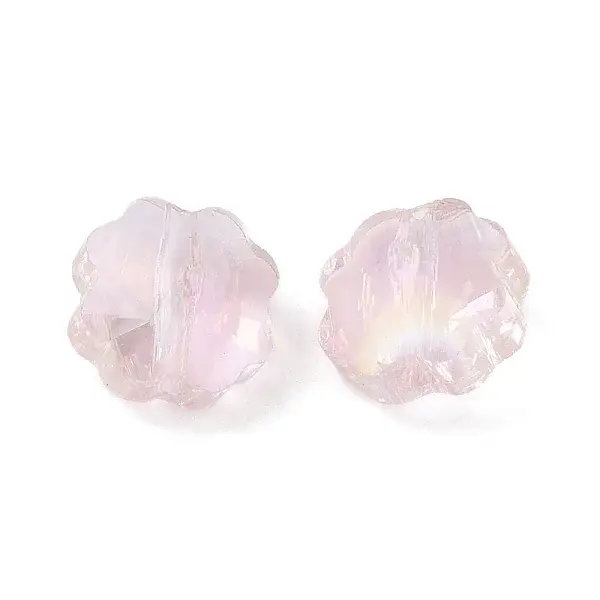 Transparent Electroplate Glass Beads