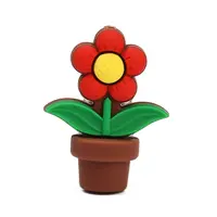 3D Three-Dimensional Flower Silicone Beads