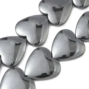 Synthetic Non-magnetic Hematite Beads Strands