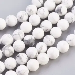 Natural Howlite Beads Strands