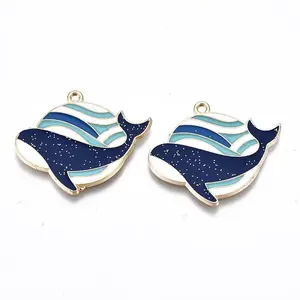 Eco-Friendly Alloy Enamel Pendants