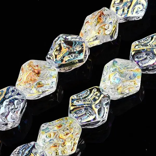 Electroplate Glass Beads Strands