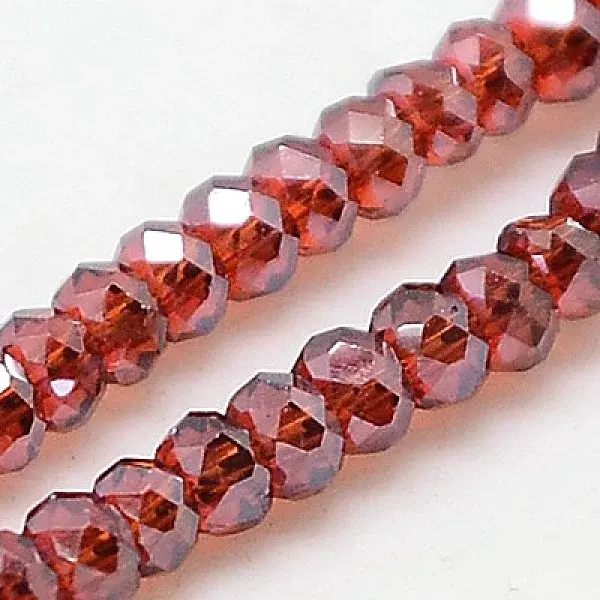 Electroplate Glass Beads Strands