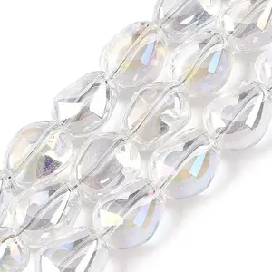 Electroplate Glass Beads Strands