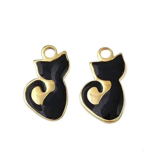 304 Stainless Steel Enamel Charms
