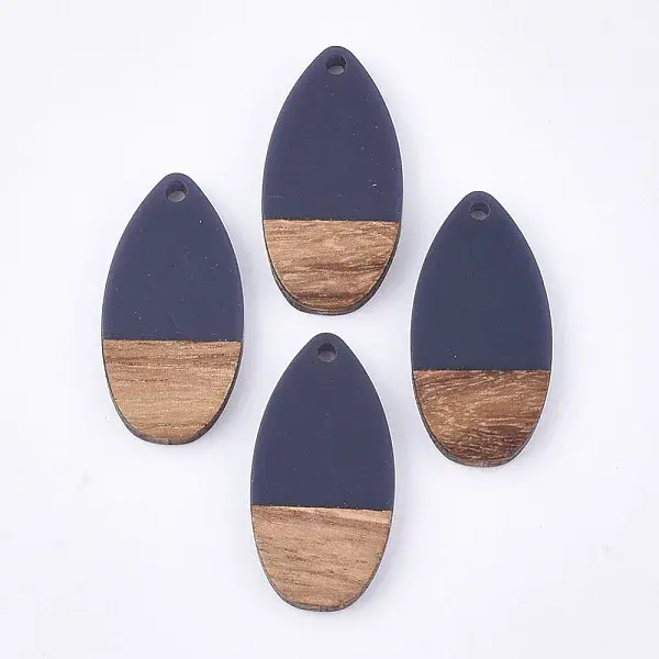 Resin & Walnut Wood Pendants