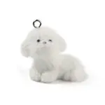 Flocking Resin Cute Puppy Pendants