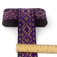 Polyester Jacquard Rhombus Ribbons