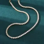 Brass Tennis Necklaces
