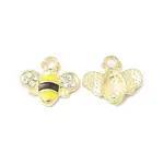 Golden Plated Alloy Enamel Charms