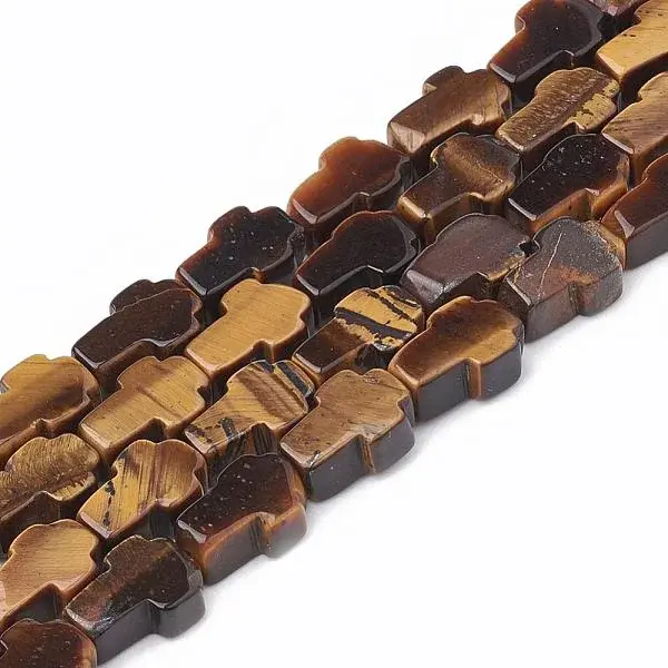 Natural Tiger Eye Bead Strands
