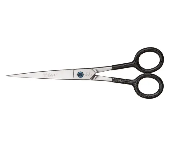 Kadernícke nožnice s plastovou rukoväťou a mikroozubením Eurostil Professional Initiation Scissors 6,5" (04359) + darček zadarmo