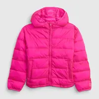 Ružová dievčenská ľahká prešívaná bunda GAP